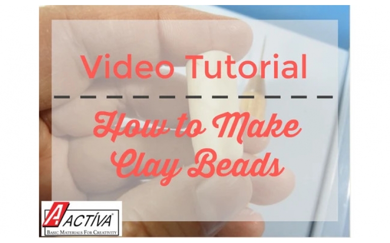 How to Make Clay Beads (Video Tutorial)